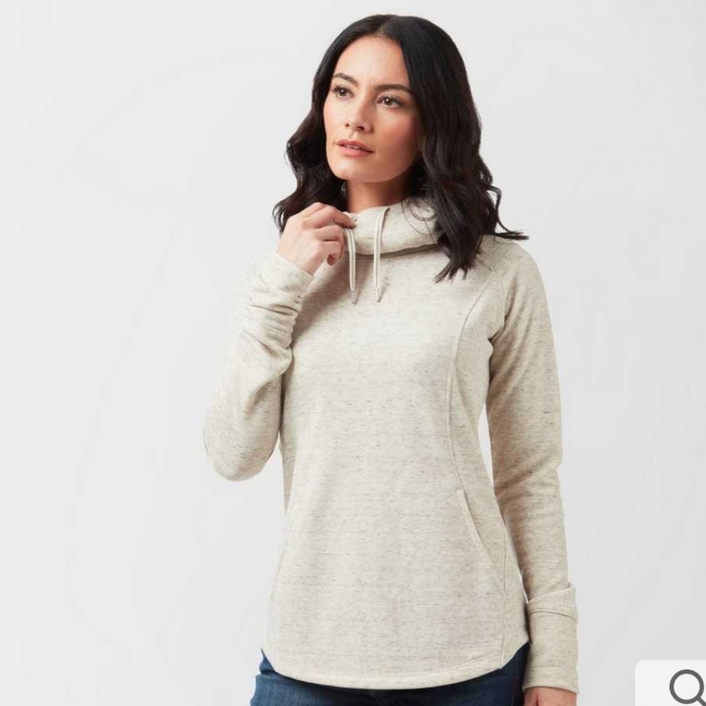 MARMOT TASHI cream athleisure active EUC hoodie